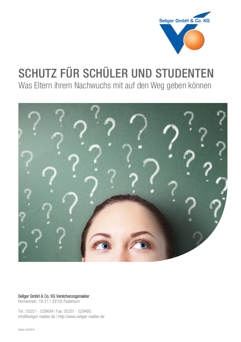 Schutz für Schüler und Studenten